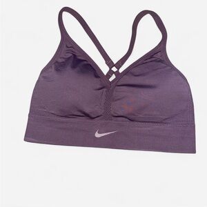 Nike Purple Strappy Seamless Sports Bra